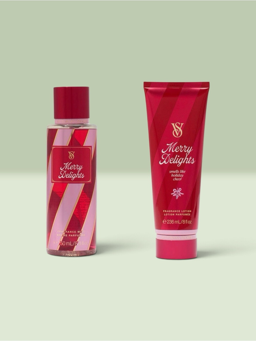 Victoria's Secret MERRY DELIGHTS Fragrance Mist and Lotion